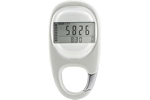 EASTUY Easy-topbuy Walking Pedometer With Clip, Accurately Track Steps And Miles/km Calories Burned & Activity Time 7 Days Memory Step Counter For Men Women Kids, Dog Pedometer
