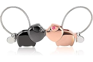 Foonii Schlüsselanhänger Paar Liebe, Magnet Abnehmbar Schlüsselanhänger Personalisiert Design, Geburtstagsgeschenk für Frauen Männer Freund Freundin