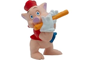 Bullyland 12490 – lekfigur visselpipa från Walt Disney De tre små grisarna, ca 5,2 cm, detaljerad, perfekt som en liten gåva