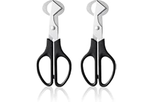 LUXVARA 2 Piezas Tijeras Huevos Codorniz, Tijeras para Huevos de Codorniz, Codornices Cáscaras Huevo Tijeras, Huevo para Hogar, Cocina, Restaurante