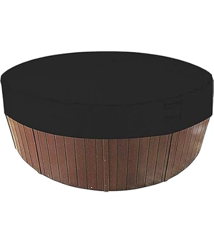 Eastuy Couverture De Piscine Ronde Couvercle Du Spa Piscine Ronde Housse De Protection En Plein Air