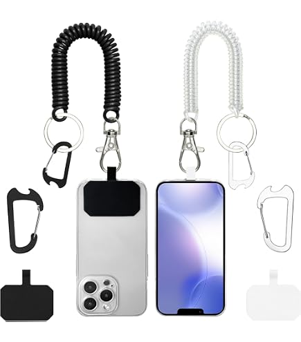 Sollbry Confezione da 2 cordini universali per cellulare, cintura