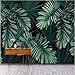 Produktbild Weaeo 3D Canvas Custom Fototapete Wandbild Europäischen Retro Handgemalten Regenwald Bananenblatt Hintergrund Wand -200X140Cm