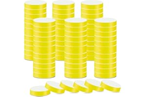 ‎WIDISUN Festival Bänder, 600 Stück Gelb Eintrittsbänder, Wasserfeste Party Einlassbänder, 6 Farbe Securebänder für Discos, Karneval, Messen, Kirchen, Seminare, Gesundheitschecks, Sportveranstaltungen