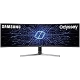 Samsung C49RG90 Monitor Gaming Curvo, Super Ultrawide, 49 Pollici, Dual QHD, WQHD, QLED, 5120 x 1440, 4 ms, 32:9, 120 Hz…