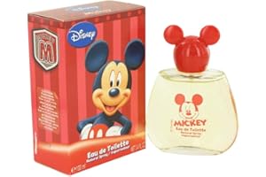AIR-VAL INTERNATIONAL Disney Mickey Mouse Eau de Toilette 100 ml – Natural Spray im schönen Glasflakon mit Mickey Mouse Kugel-Verschluss, 1er Pack (100ml)