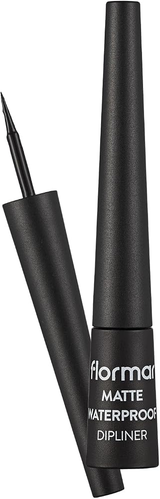 Flormar Suya Dayanıklı Mat Dipliner (SİYAH) - Waterproof Dipliner - 001 Black - 8690604536481