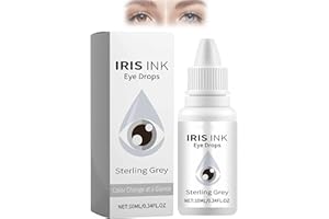 YANOBIA Zakdavi Irisink Pro Eye Drops, Natural Eye Drops for Dry Eyes, Make Your Eyes More Agile and Vibrant, Lighten & Brighten Your Eye Color (Grey)