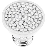 Haofy 36W LED Grow Glühbirne Vollspektrum-Pflanzenglühbirne für Indoor-Gewächshausgemüse Sukkulente Hydrokultur-Sämlinge, 72 