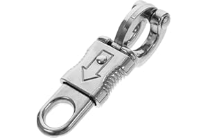 ULTECHNOVO Crochet Anti-Panique Équestre Mousqueton Anti-Panique Pour Œil Fixe À Dégagement Mousqueton Crochet de panique en acier inoxydable pour cheval - Accessoire pour chevaux