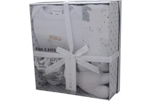 BEE BO Newborn Baby 4 pcs Gift Set 0 - 3 Months. Available in Blue or Pink or Lemon or White