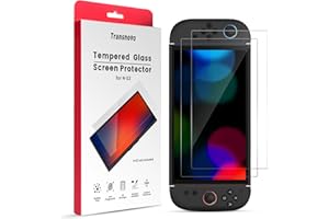 TRANSNOVO Lot de 2 Verres Trempés 9H pour Nintendo Switch 2, Film de Protection d’Écran HD, Anti-rayures, Sans Bulles, Haute Transparence