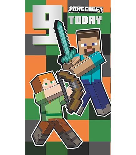 Buy Danilo Prootions LTD Inecraft 10th Birthday Card, Childrens - View #11