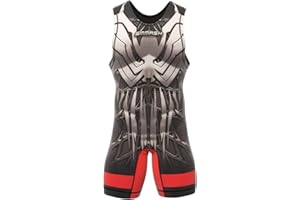 SMMASH Venomous Professionnel Wrestling Singlet Homme, Bodysuit Sport Workout, Body avec Élastique à l'Ouverture des Jambes, Matériau Antibactérien et Durable, Fabriqué dans l'UE