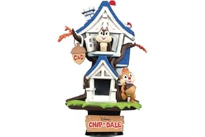 Beast Kingdom Toys Disney Summer Series D-Stage PVC Diorama Chip 'n Dale Tree House 16 cm, DS-028