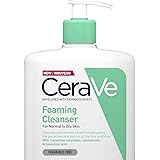 CeraVe Foaming Cleanser | 1L/35oz | Family-sized Face, Body & Hand Wash with Niacinamide