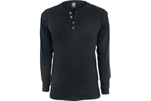 Urban Classics Koszulka Basic Henley L/S Bluza sportowa Mężczyźni