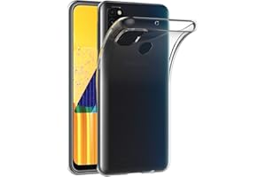 AICEK Etui kompatybilne z Samsung Galaxy M30s, przezroczyste silikonowe etui do Samsung Galaxy M30s, przezroczyste etui (6,4 cala)
