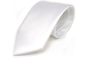 TigerTie Herren Krawatte – Klassische 8 cm Satin-Krawatte in einfarbigem Design, ideal für Geschäftstermine, festliche Anlässe und die Freizeit