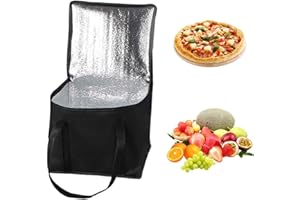 SHIGKEU 30L Cool Bag, Large Cooler Bag, Insulated Delivery Thermal Food Bag, Picnic Lunch Bag Foldable Cool Box for Camping BBQ Shopping
