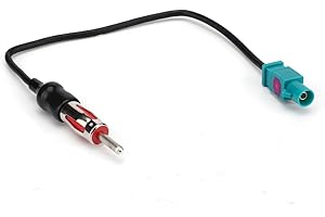 Carav 13-007 Adaptateur d'antenne Radio 1 x Fakra-z -> DIN Fiche de connecteur (mâle)