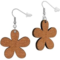 Statement Creolen Aus Holz – Große Ohrringe Im Boho-Style, Natürlich & Federleicht