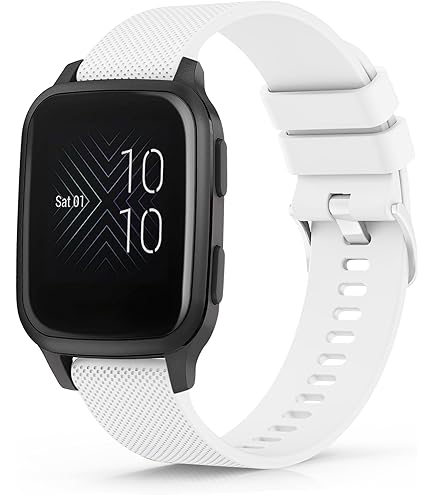 Cinturino Silicone 20mm Per Garmin Venu Sq E Venu 2 - Nero, Comfort E Resistente Al Sudore - Foto 2