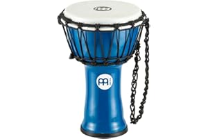 MEINL PERCUSSION Meinl JRD-B Djembe 7" Blau – Kompakte Trommel für Einsteiger und Musikliebhaber