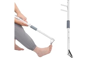 ILOKNZI Coupe-ongles à long manche 4 mm de large ouverture - Tige entièrement en aluminium - Pas besoin de se pencher - Outil facile à atteindre - XS - 50 cm