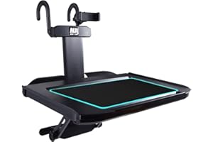 Kwak's Table de Voiture,Bureau Pliant Multifonctionnel pour Voiture,Volant Siège arrière Plateau de Nourriture pour Voiture,pour contenir de la Nourriture et des Boissons pour Ordinateur Portable