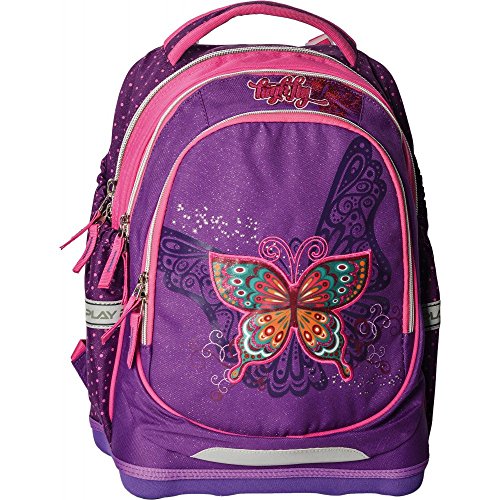 Preisvergleich Produktbild BUTTERFLY - Schmetterling - Schulrucksack Rucksack Wanderrucksack Kinderrucksack - MIT HÖHENVERSTELLBAREM RÜCKENPOLSTER