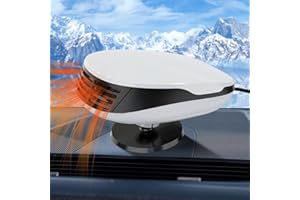 EBKCQ Heizlüfter Auto, 12V 120W Tragbar Auto Heizung, Auto Defroster Heizung mit 2 in 1 Kühlung und Heizung, Autoheizung Windschutzscheibe Defroster Defogger mit 360° Drehbarer Basis
