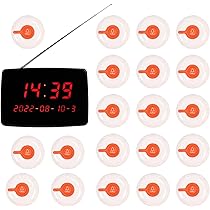 Sistema Chiamata Wireless Per Pazienti - 20 Pulsanti Impermeabili E Ricevitore, Per Ospedali E Ristoranti - Foto 10