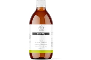 TOM&LEO Barf Öl 1000ml von Tom & Leo | Für Hunde & Katzen | Unterstützt Gelenkgesundheit & stärkt Haut und Fell