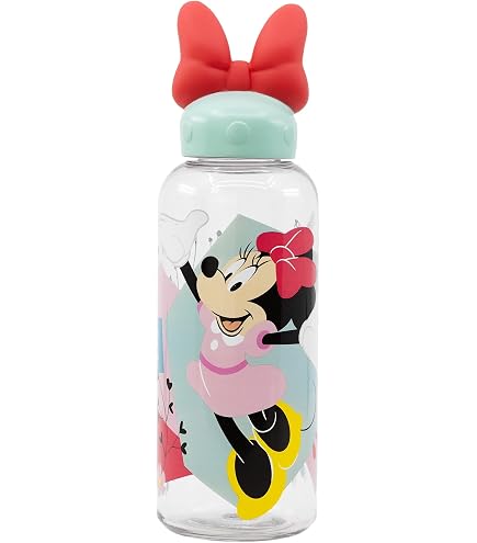 Stor Bicchiere In Plastica A Doppia Parete Minnie Mouse – 520 Ml, Senza BPA – Prodotto Ufficiale
