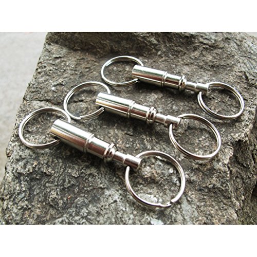 Pixnor Abnehmbare Pull auseinander Schlüsselanhänger Schlüsselanhänger (10 Pack) - 3