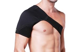 HUEGLO Schulterstütze Klammer Für Männer Frauen | Rotatorenmanschette Unterstützen Kompatibel |Richtig|Mittel