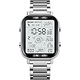 SKMEI Digital Watch Men's,Men's Ultra-thin Digital Sports Watch LED Screen Super Waterproof Watch Men's Casual Stopwatch Alarm Clock Countdown Military Watch - 1888