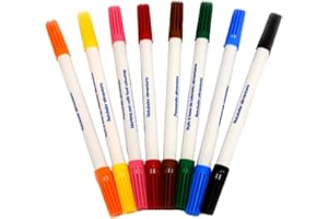 LESEPIDADO SRL 8 Pennarelli alimentari a doppia punta Lesepidado. Per colorare e decorare biscotti, confetti, pasta di zucchero, macarons, uova sode a Pasqua. Insapore e inodore