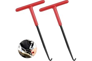 Baiyuanli 2 Pcs Exhaust Spring Hook Break Spring Puller Tool Puller Exhaust Pipe Spring Hook Puller Tool Vehicle Springs Removal and Installation T Handle Spring Hook for Motorcycle Car