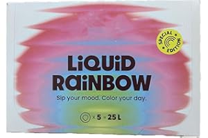 GENERISCH 5 x Air Up Pod Original Duft Pods Liquid Rainbow Probierpaket, Zubehör für Trinkflasche, aromatisierte Pads, 0 Kalorien, kein Zucker (Guava Crush,Apricot Glow,Kiwi Chill,Berry Bold,Energy Rush)