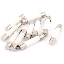 Keramik-Sicherungen 2A, 250V, 6x25 Mm – 5 Stück, Zeitverzögerung, Für Elektronik & Leiterplatten