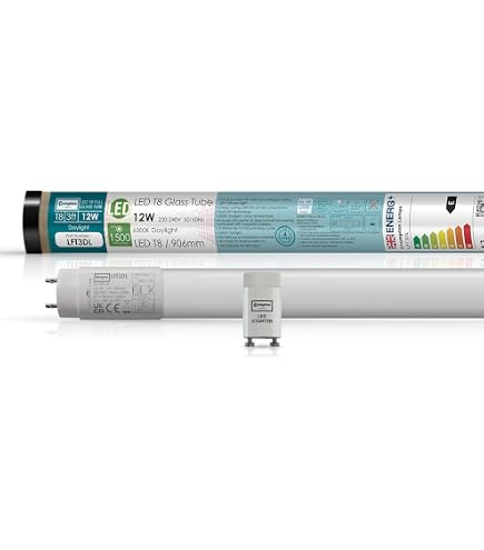 ZEEZ 10-Pack T8 3FT 14W LED Tube Lights – Cool White, Daylight, Fluorescent Replacement