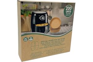 AXPPIN Ecofami Air Fryer Paper, 200 Pack