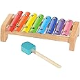 Houten Stuk Speelgoed Xylofoon Stock Foto - Image of geïsoleerd