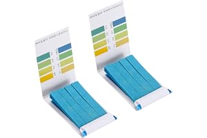 PATIKIL PH testremsor 3,8-5,4, 2-pack 160 indikatorpapper litmustestare för vatten mat jord alkaliskt syratestning