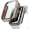 Meyaar Case for Apple Watch Series 9 8 7 45mm Screen Protector Case, Change to Ultra 49mm Cover with Screen Protector for iWatch Series 9, 8 and 7 (45mm)
