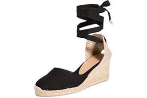 CASTAÑER Alpargatas Carina en algodón orgánico, Cierre Mediante Lazada. - Mujer