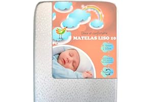 MICAMAMELLAMA Matelas bébé Doux et Confortable LISO 10 Plus (60x120)