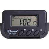 Kenko KK-613D Digital Small Desk-Car Clock-Alarm-Cronometer